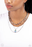 Paparazzi Necklace - Teardrop Tiers - Green