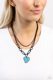 Paparazzi Necklace - Carefree Confidence - Blue
