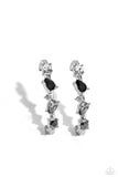 Paparazzi Earring - Trendy Twists - Black