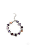 Paparazzi Bracelet - Actively Abstract - Purple