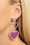 Paparazzi Earring - Couples Celebration - Pink