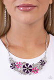 Paparazzi Necklace - Blooming Practice - Purple