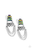Paparazzi Earring - Dangling Art Deco - Multi