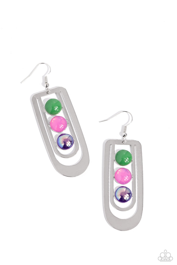 Paparazzi Earring - Layered Lure - Multi