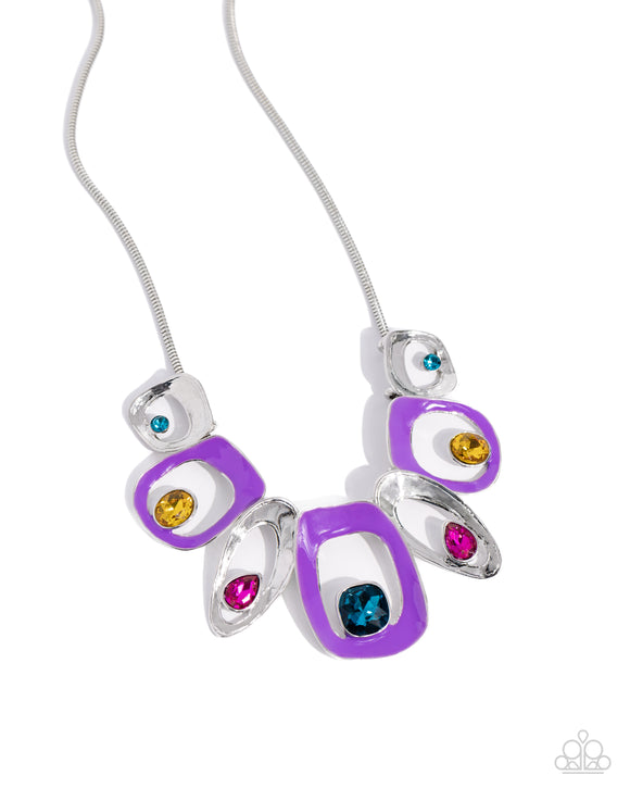 Paparazzi Necklace PREORDER - Poetically Painted - Purple