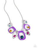 Paparazzi Necklace - Poetically Painted - Purple