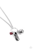 Paparazzi Necklace - Corner Kick - Red