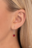 Paparazzi Necklace - Corner Kick - Red