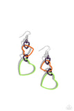 Paparazzi Earring - Cascading Crush - Multi