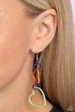 Paparazzi Earring - Cascading Crush - Multi