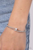 Paparazzi Bracelet - Sensational Sweetheart - White