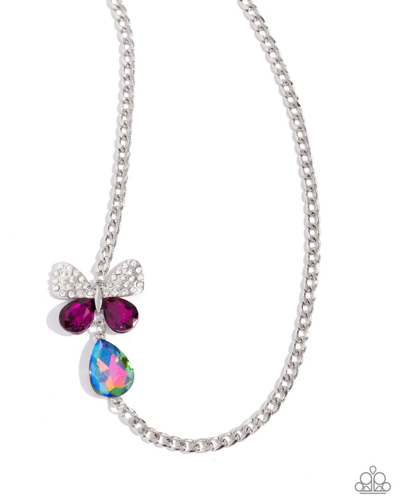 Paparazzi Necklace PREORDER - Fluttering Finesse - Multi