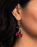 Paparazzi Earring - Cherry Cameo - Red