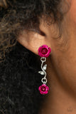 Paparazzi Earring - Led by the ROSE - Pink