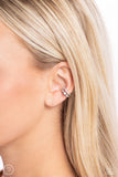 Paparazzi Earring - Dont Sweat The Small CUFF - White