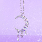 Paparazzi Necklace - Lunar Landmark - Purple