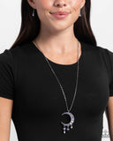 Paparazzi Necklace - Lunar Landmark - Purple