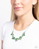 Paparazzi Necklace - Serene Statement - Green