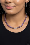 Paparazzi Necklace - Seasonal Socialite - Purple