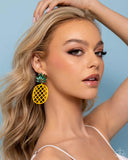 Paparazzi Earring PREORDER - Pineapple Passion - Yellow