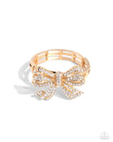 Paparazzi Bracelet - Its All A-BOW-t Me - Gold