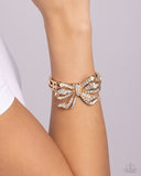 Paparazzi Bracelet - Its All A-BOW-t Me - Gold