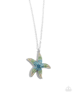 Paparazzi Necklace - Starfish Staycation - Blue