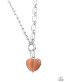 Paparazzi Necklace - Definition of HEART - Orange
