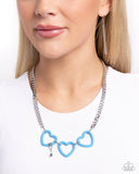 Paparazzi Necklace - Heart Homage - Blue