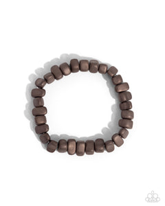 Paparazzi Urban Bracelet - Matte Motivation - Brown