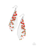 Paparazzi Earring - Picturesque Patchwork - Red