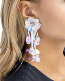 Paparazzi Earring - Floral Future - White