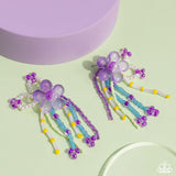 Paparazzi Earring - Japanese Blossoms - Purple