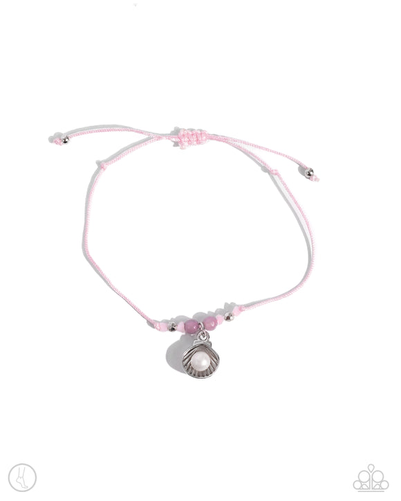 Paparazzi Anklet - Oyster Overture - Pink