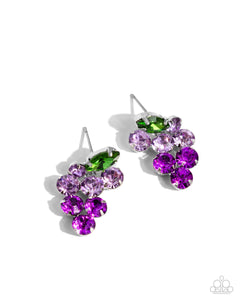 Paparazzi Earring - Grapevine Grace - Purple