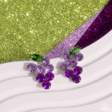 Paparazzi Earring - Grapevine Grace - Purple