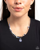 Paparazzi Necklace - Spiraling Seafloor - Blue