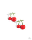 Paparazzi Earring - Charming Cherries - Red