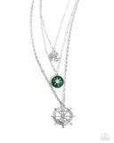 Paparazzi Necklace - Anchor Arrangement - Green