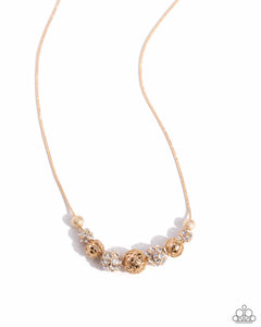 Paparazzi Necklace - Gilded Gift - Gold