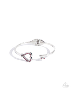 Paparazzi Bracelet - The Key to Romance - Pink