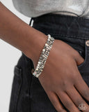 Paparazzi Bracelet - Serendipitous Strands - Silver