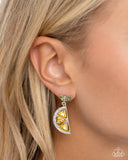 Paparazzi Earring PREORDER - Lady Lemon - Yellow