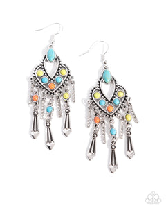 Paparazzi Earring PREORDER - Naturally Vintage - Multi