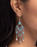 Paparazzi Earring - Naturally Vintage - Blue