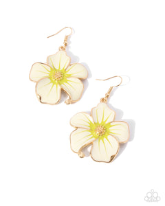 Paparazzi Earring PREORDER - Floral Flavor - Gold