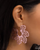 Paparazzi Earring - Floral Fame - Pink