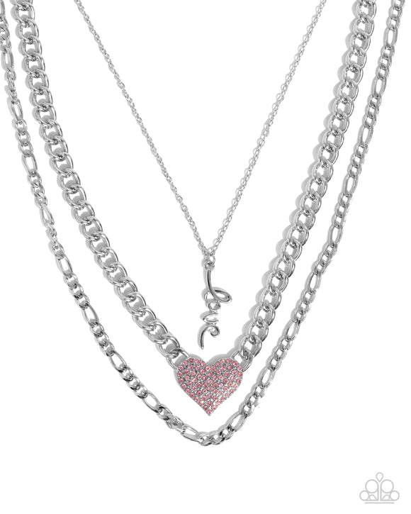 Paparazzi Necklace PREORDER - Luxurious Love - Pink