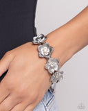 Paparazzi Bracelet - General Grandeur - White