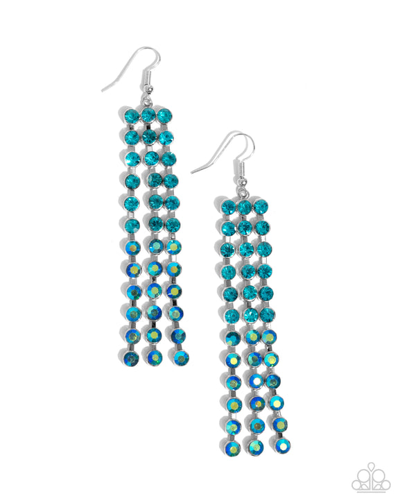 Paparazzi Earring - Ombre Occupation - Blue